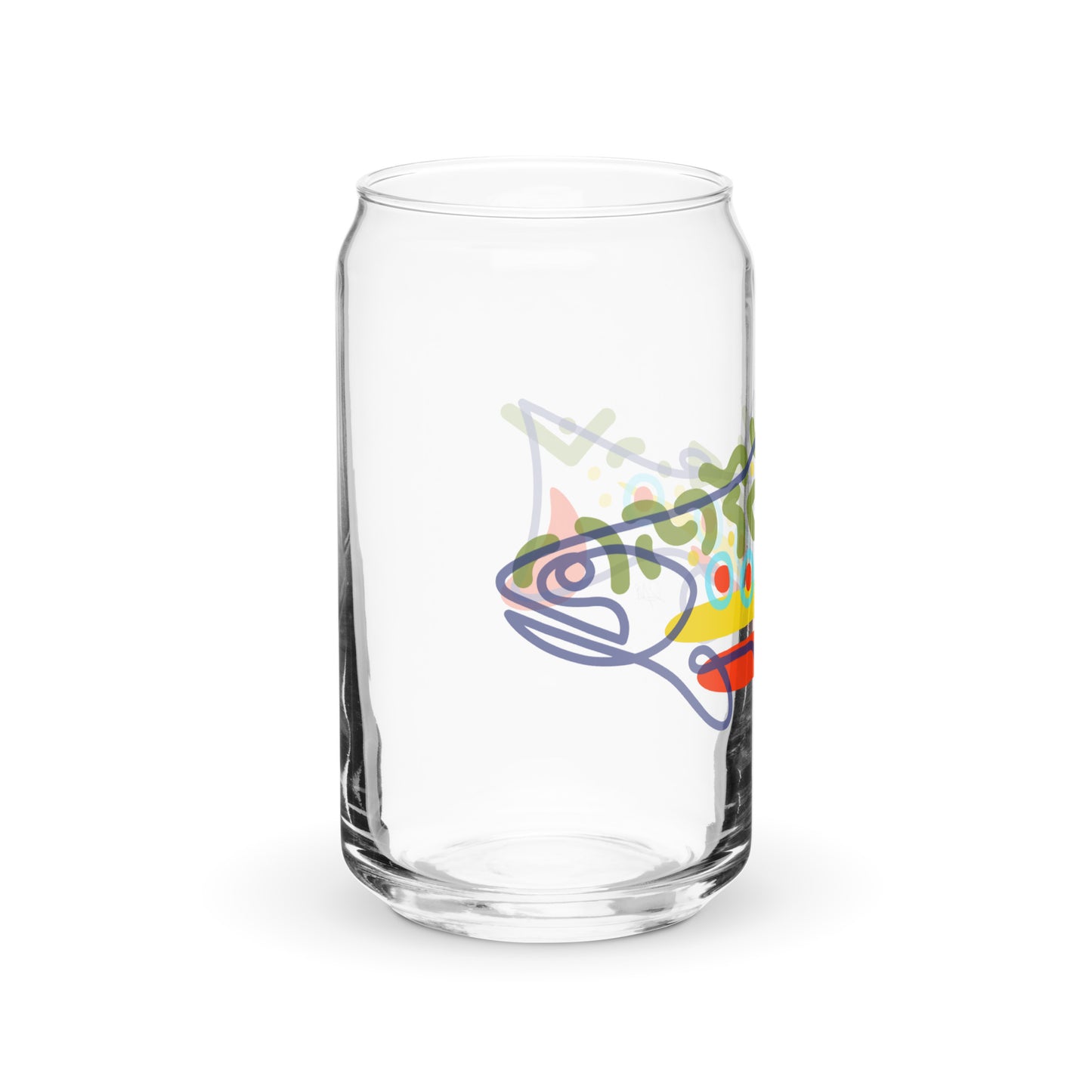 Can-shaped glass