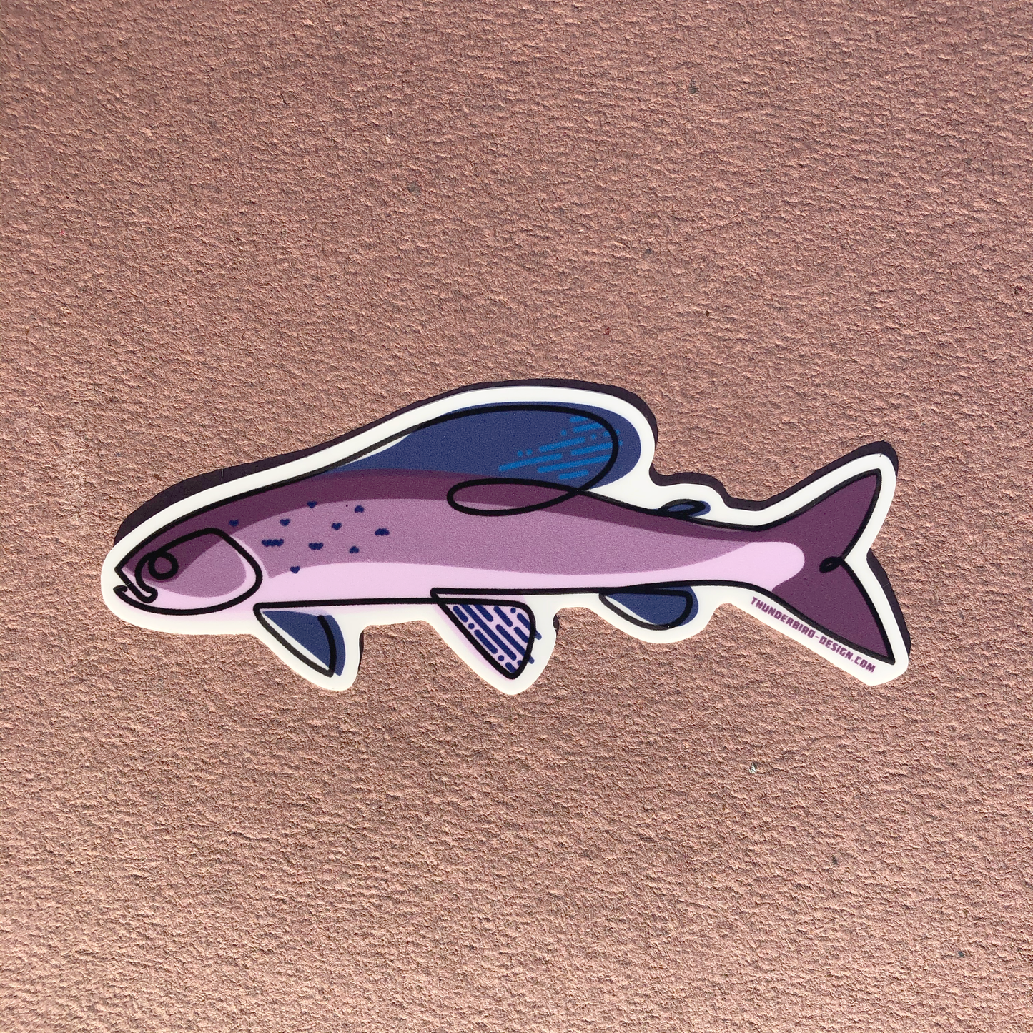 Thunderbird Outdoor SupplyGrayling - Single Line Series Decal w/Matte FinishGrayling - Single Line Series Decal
4" Drawn, Single Line Grayling Illustration.These weatherproof Matte decals are perfect for your Rod tube, water bottle, tackle box, car window or whatever else you