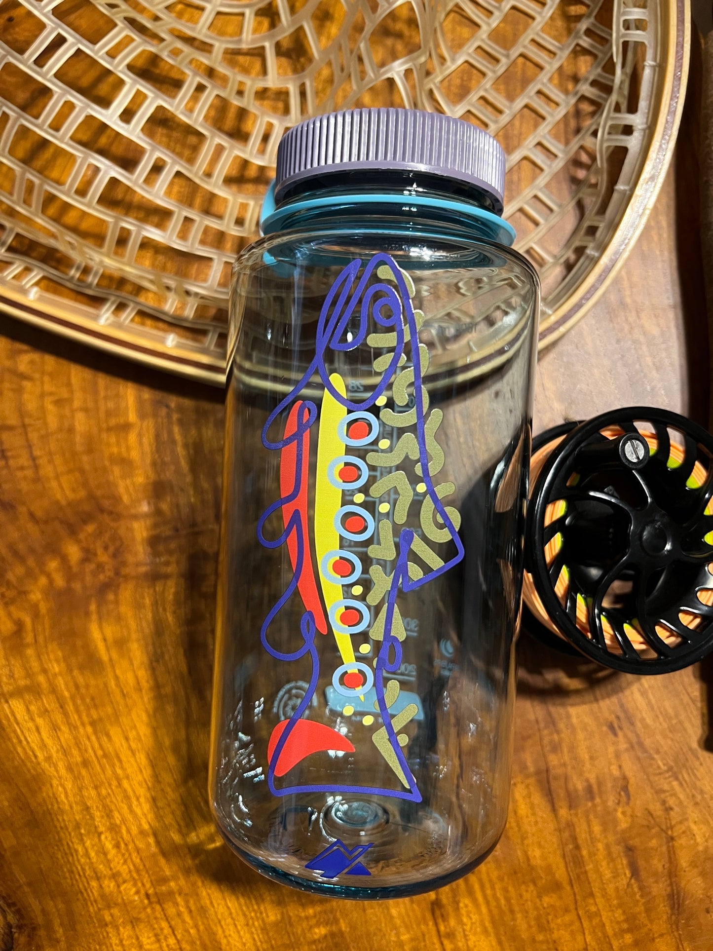 Bold Brook Trout 32oz Wide-Mouth Nalgene Bottle – Durable, Eco-Friendly, BPA-Free Water Bottle for Outdoor Adventures