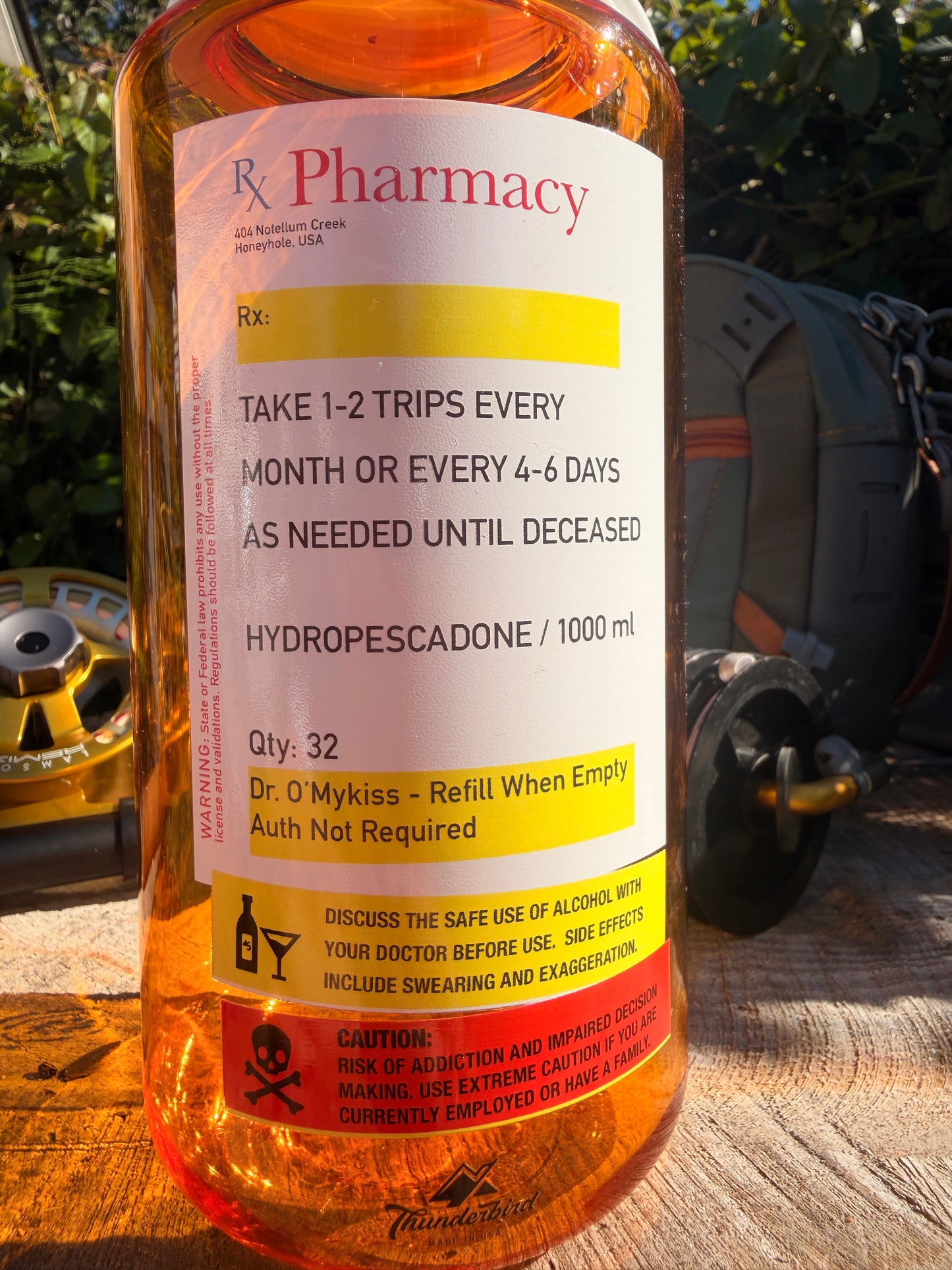 Trout Fishing is a drug 32oz Wide-Mouth Nalgene Bottle – Durable, Eco-Friendly, BPA-Free Water Bottle for Outdoor Adventures