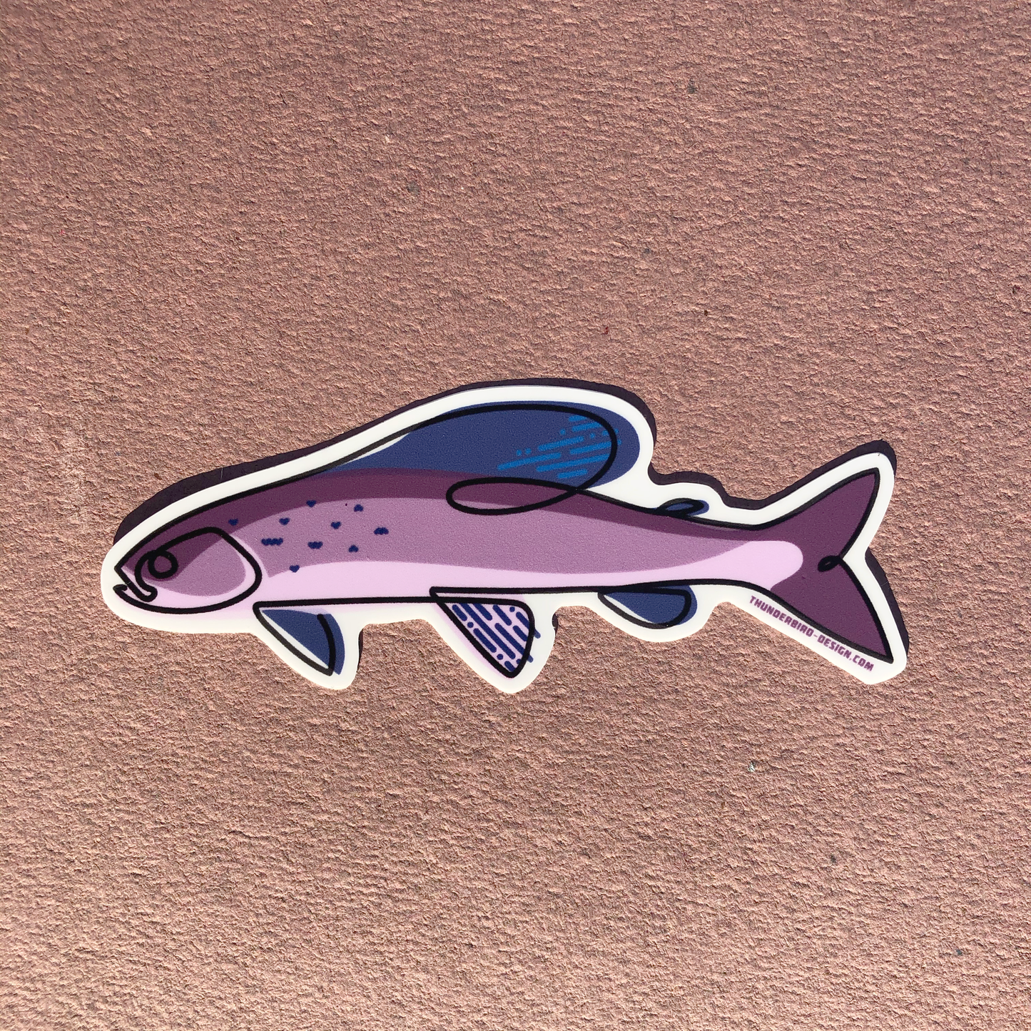 Thunderbird Outdoor SupplyGrayling - Single Line Series Decal w/Matte FinishGrayling - Single Line Series Decal
4" Drawn, Single Line Grayling Illustration.These weatherproof Matte decals are perfect for your Rod tube, water bottle, tackle box, car window or whatever else you