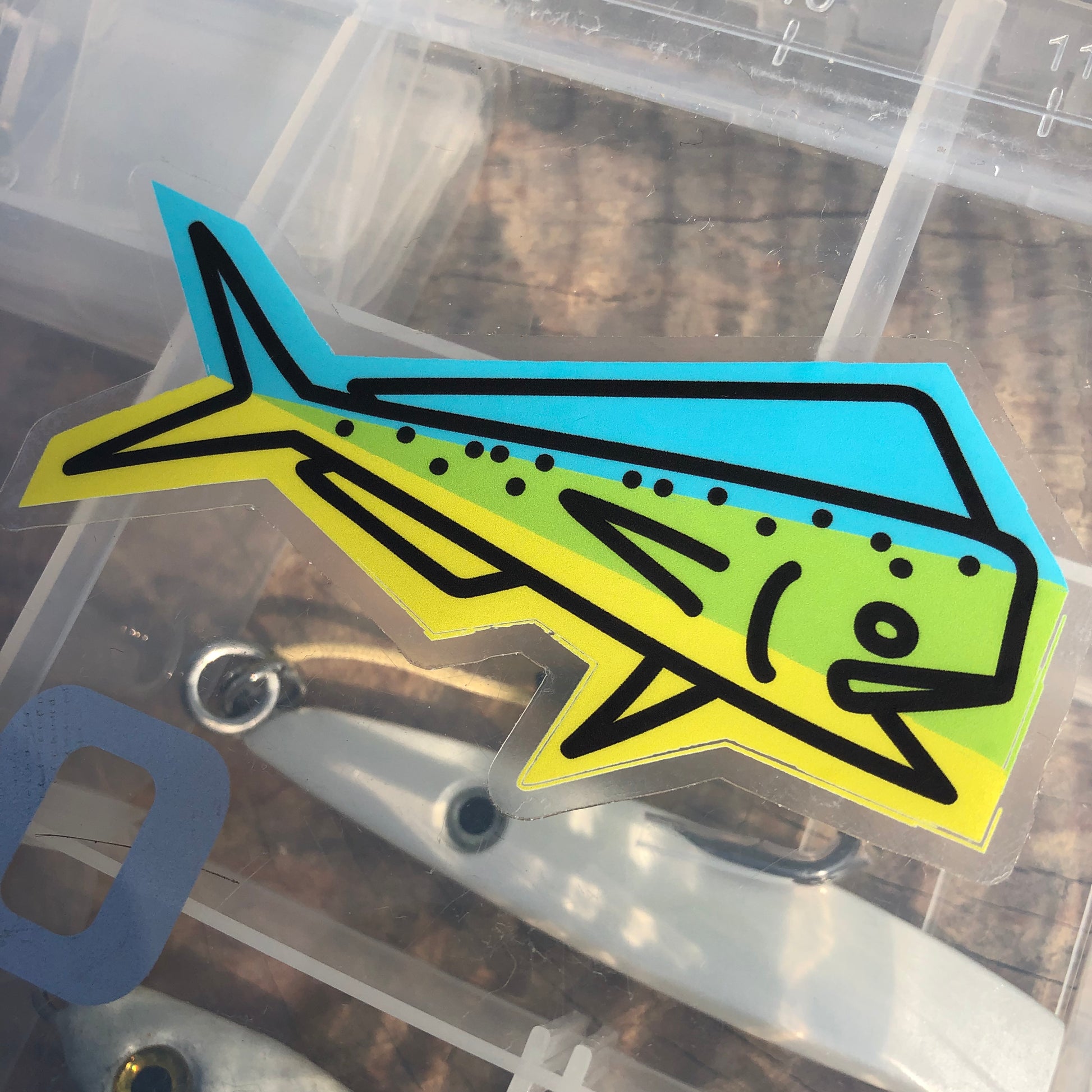 Thunderbird Design StudioMahi Mahi - Single Line Series Clear DecalMahi Mahi - Single Line Series Clear DecalDecorative Stickers
Icon Mahi Mahi Illustration series.
4" Clear decals are perfect to personalize your gear and whatever else you can stick it to. Perfect for the dorado addict out th