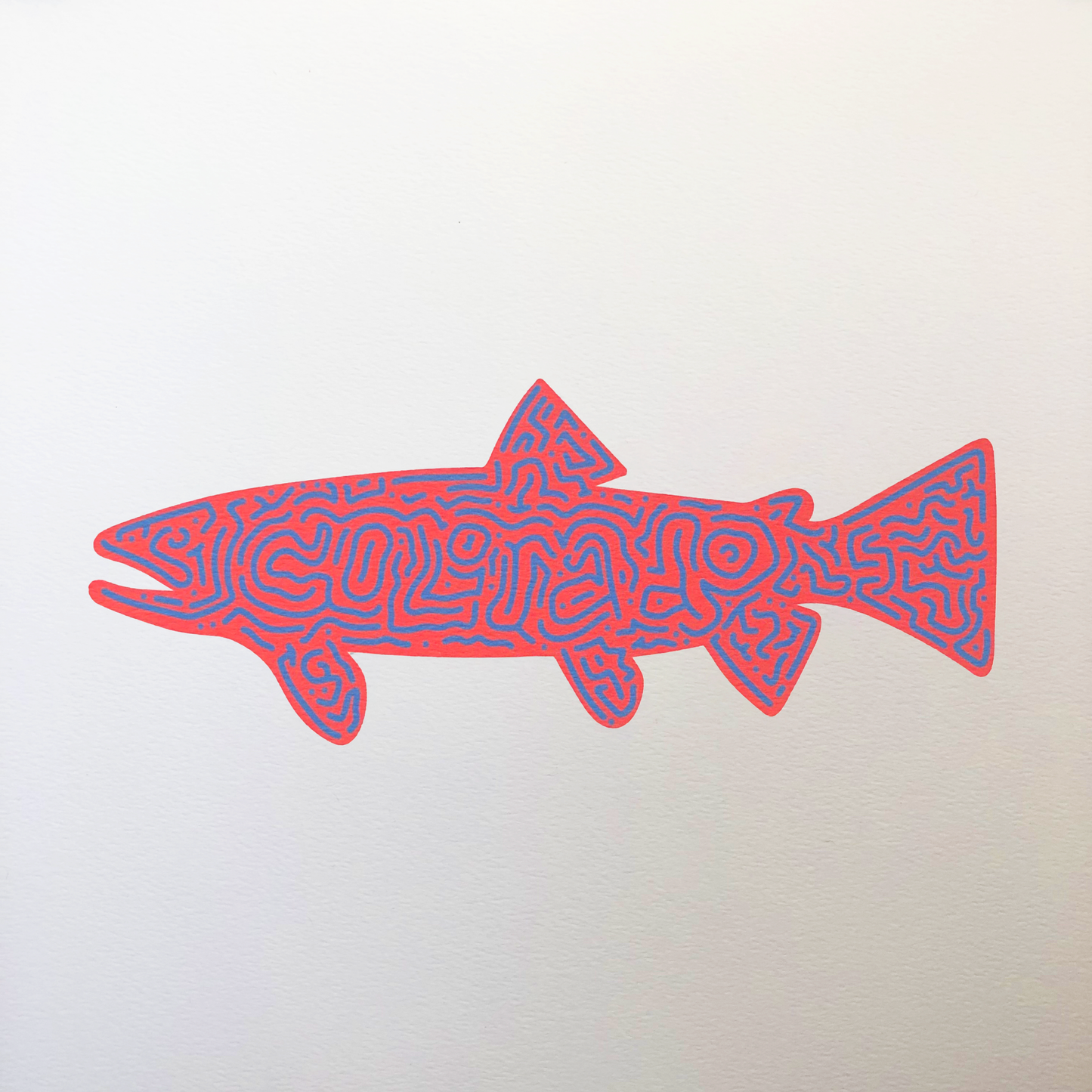 Thunderbird Design StudioTrippy Tiger - Colorado Art PrintTrippy Tiger - Colorado Art PrintPrint
This series is inspired by the vermiculations on tiger and brook trout. These high quality art prints pay tribute to the state where these beautiful fish are found.